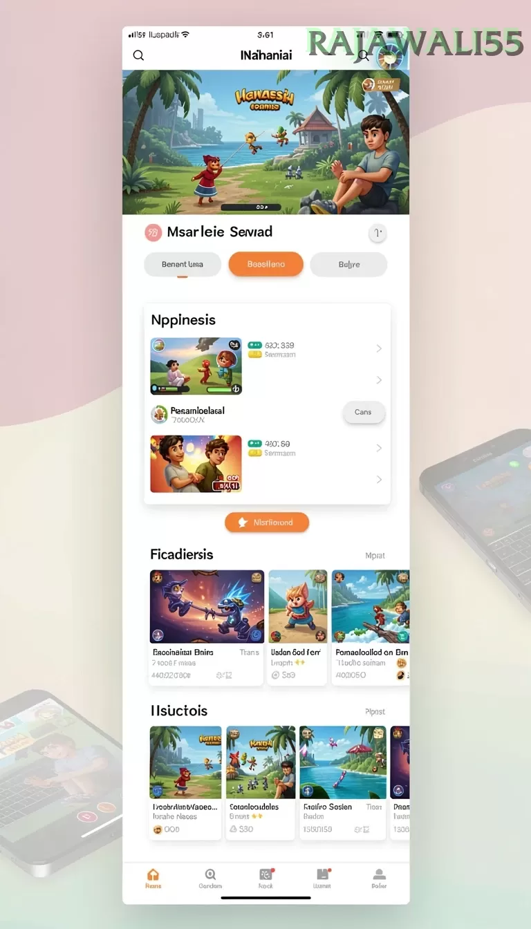 Cuplikan layar V678 — menu navigasi