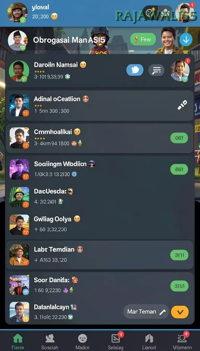 Cuplikan layar RPVIP4 — aktivitas